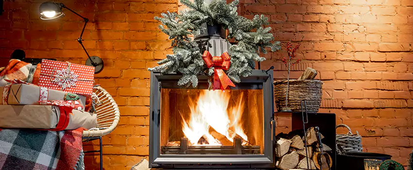 Travis Industries Linear Gas Fireplace Installation in Rolling Meadows, Illinois