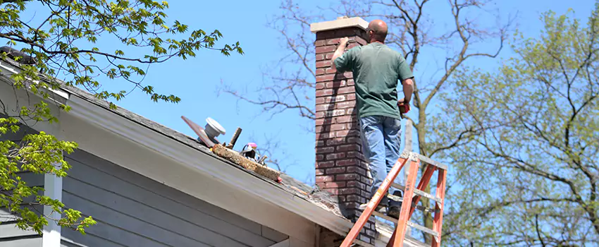 Vinyl and PVC Chimney Flashing Installation in Rolling Meadows, IL