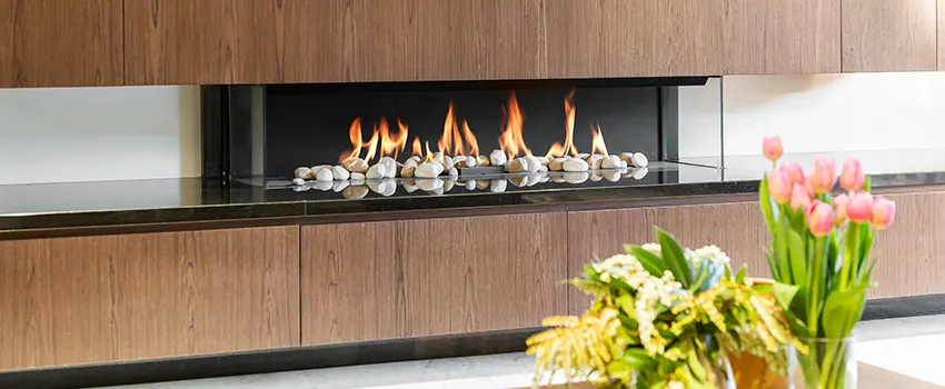 Double-height Fireplace Design Refurbishment in Rolling Meadows, Illinois